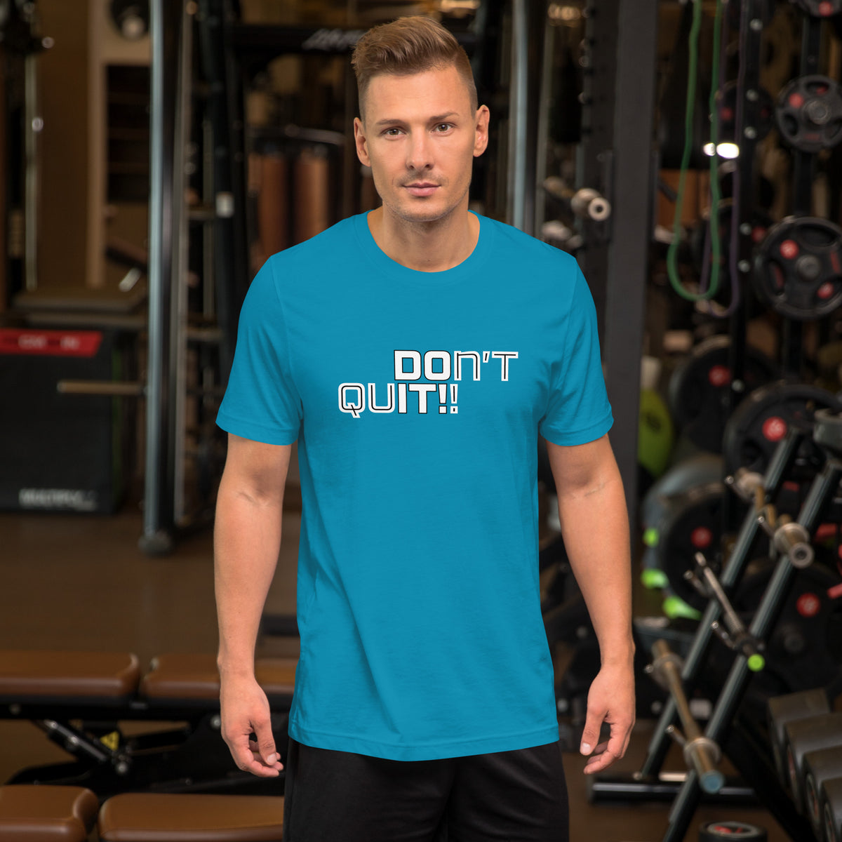 Comfy T-Shirt, Motivational blue shirt