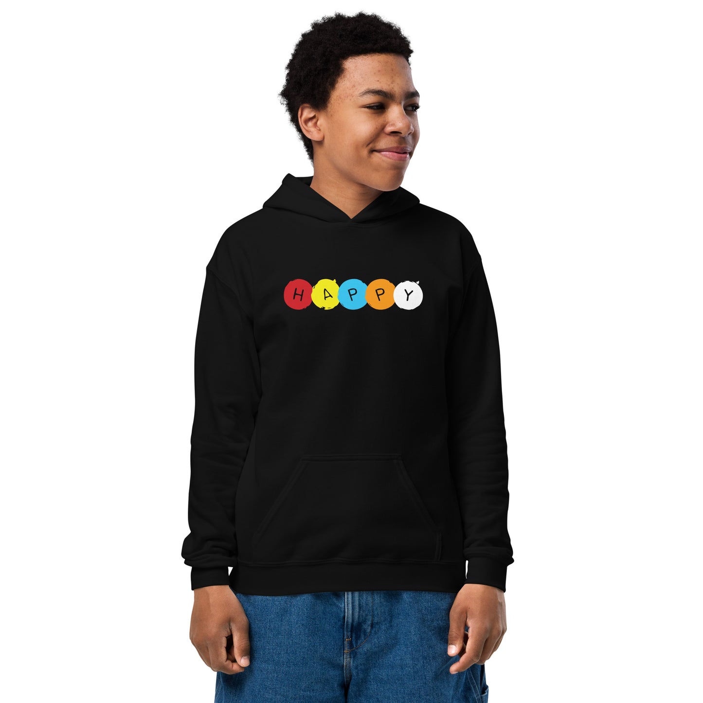 Happy Kid, Kiddo Happy, Happy Hoodie Kids