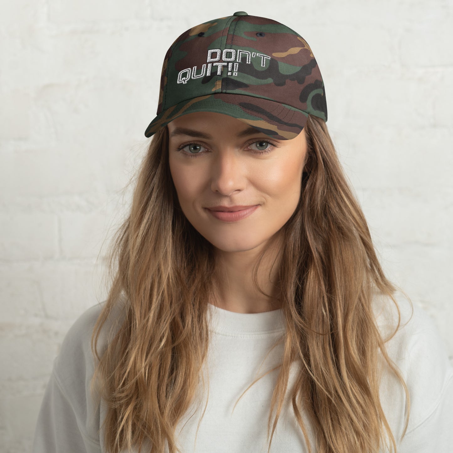 Don't Quit Unisex Camo Hat