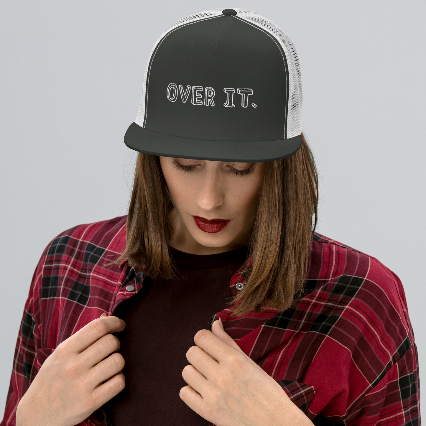 Over It, Trucker Hat, Over it trucker hat, Trucker Hat Over It