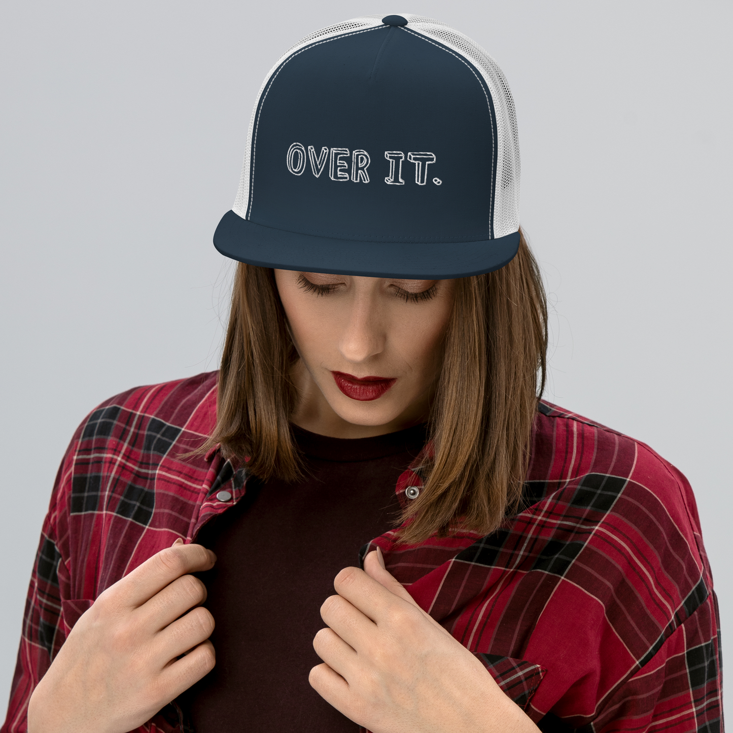 Over It, Trucker Hat, Over it trucker hat, Trucker Hat Over It
