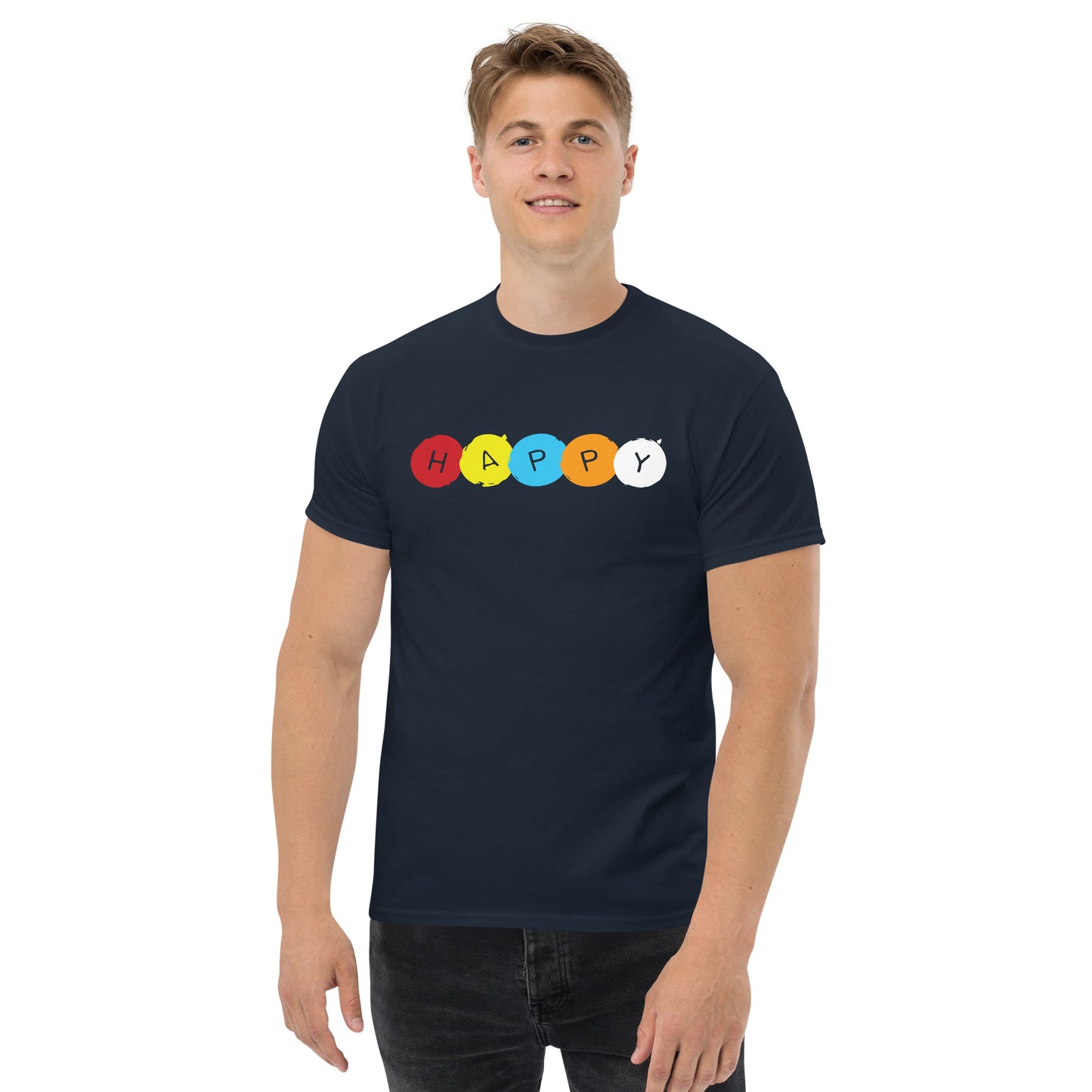 Unisex Happy T-Shirt, Unisex T, Happy Shirt