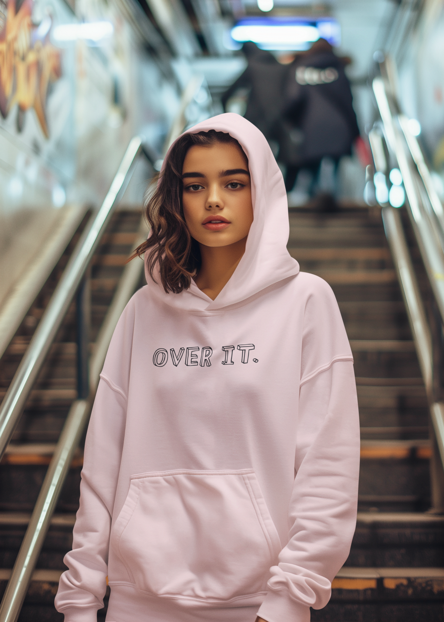 Unisex Hoodie Over-It, Over-It Hoodie, Comfortable Hoodie Over-It