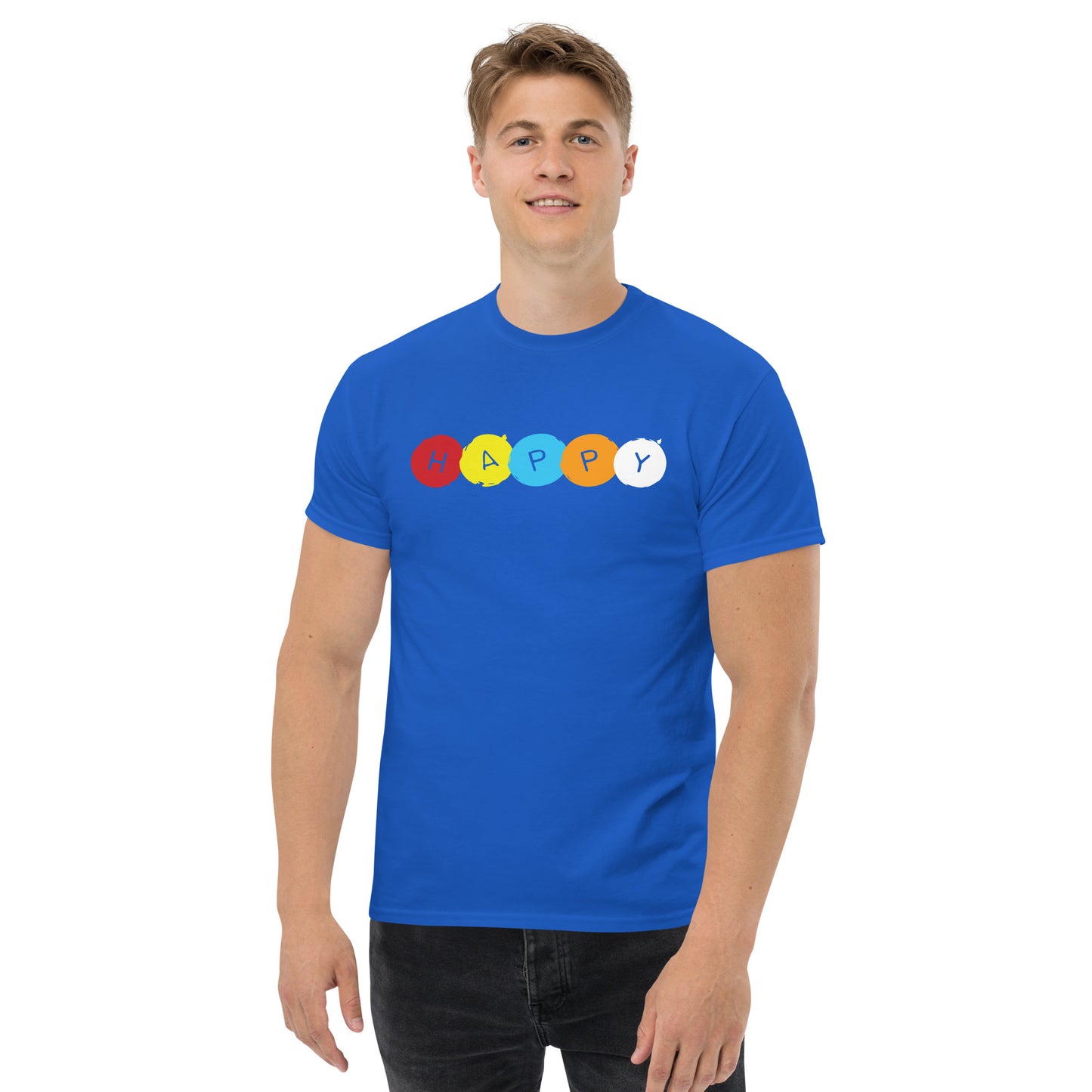 Happy Unisex Tee, Happy Shirt, Be Happy