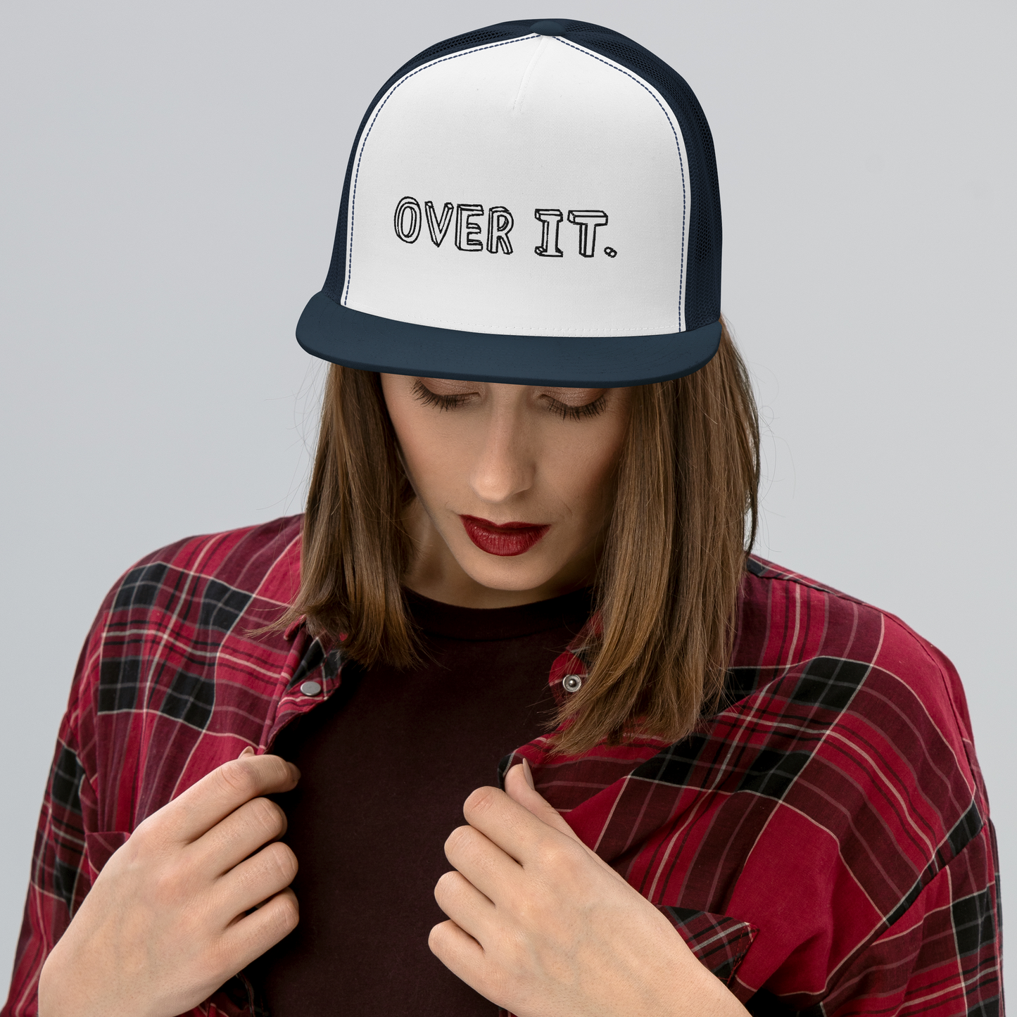 Over It, Trucker Hat, Over it trucker hat, Trucker Hat Over It