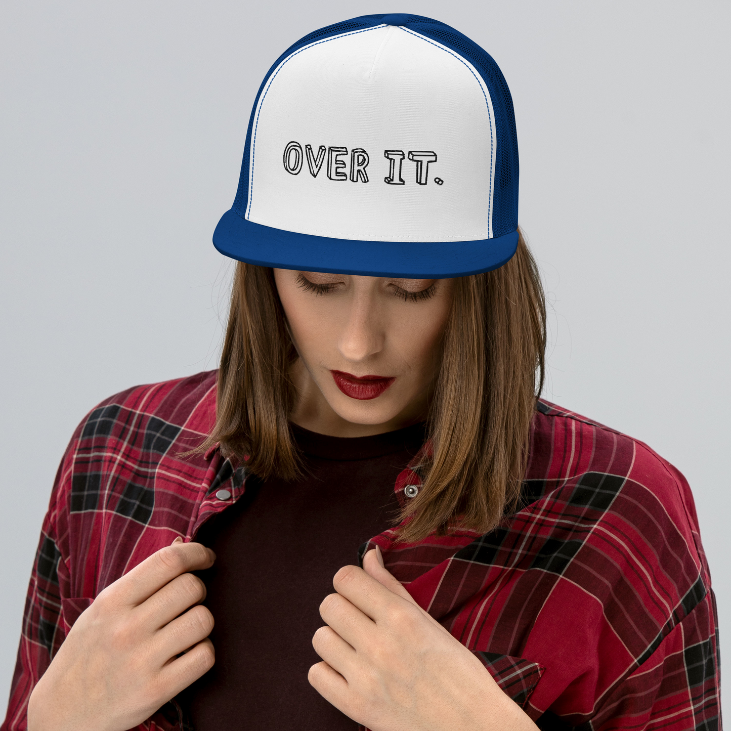 Over It, Trucker Hat, Over it trucker hat, Trucker Hat Over It