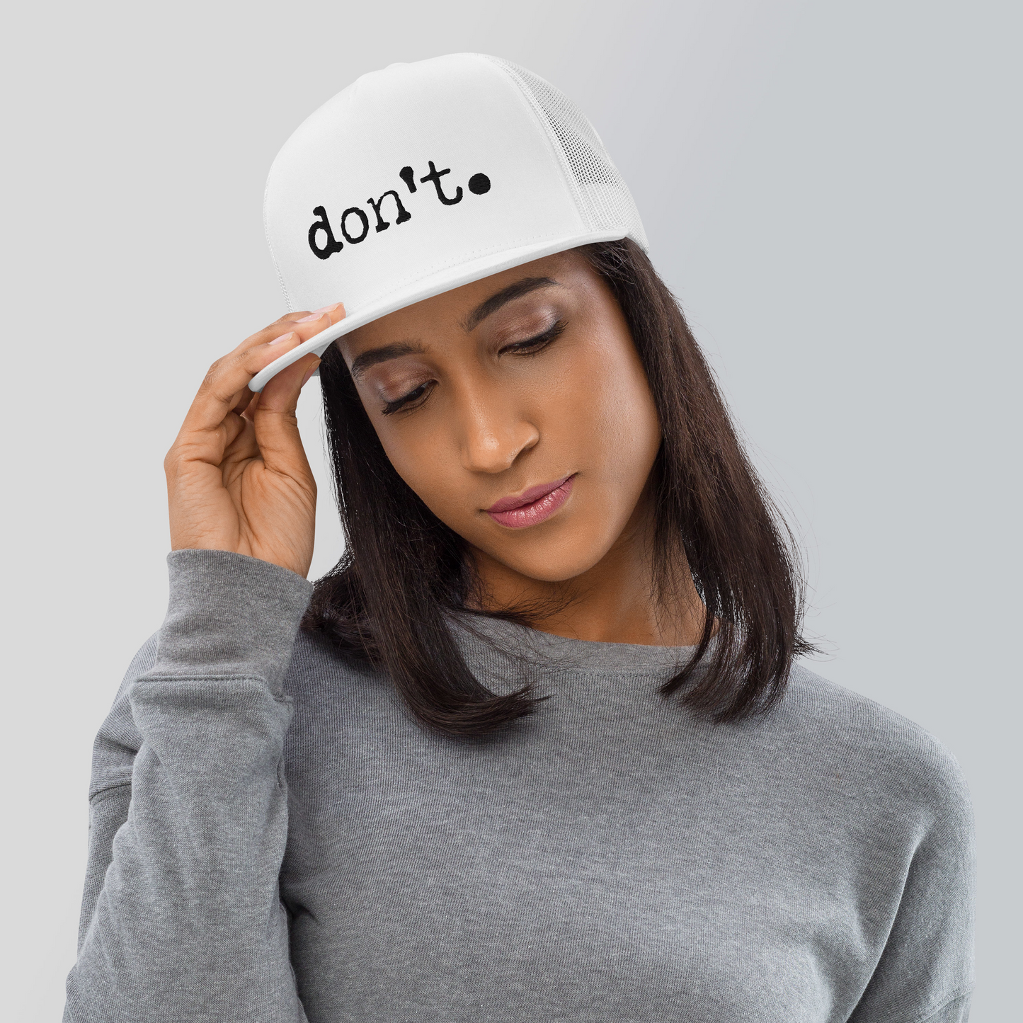 White Don't Unisex Trucker Hat