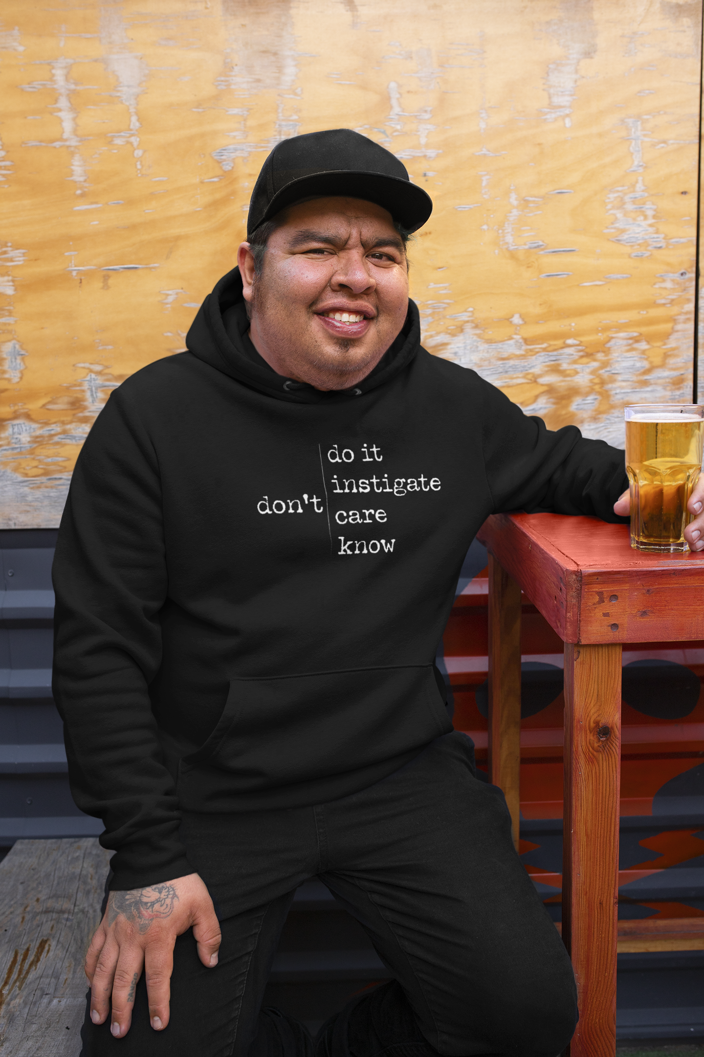 “don’t | Four Rules” Statement Hoodie (Lowkey Mood)