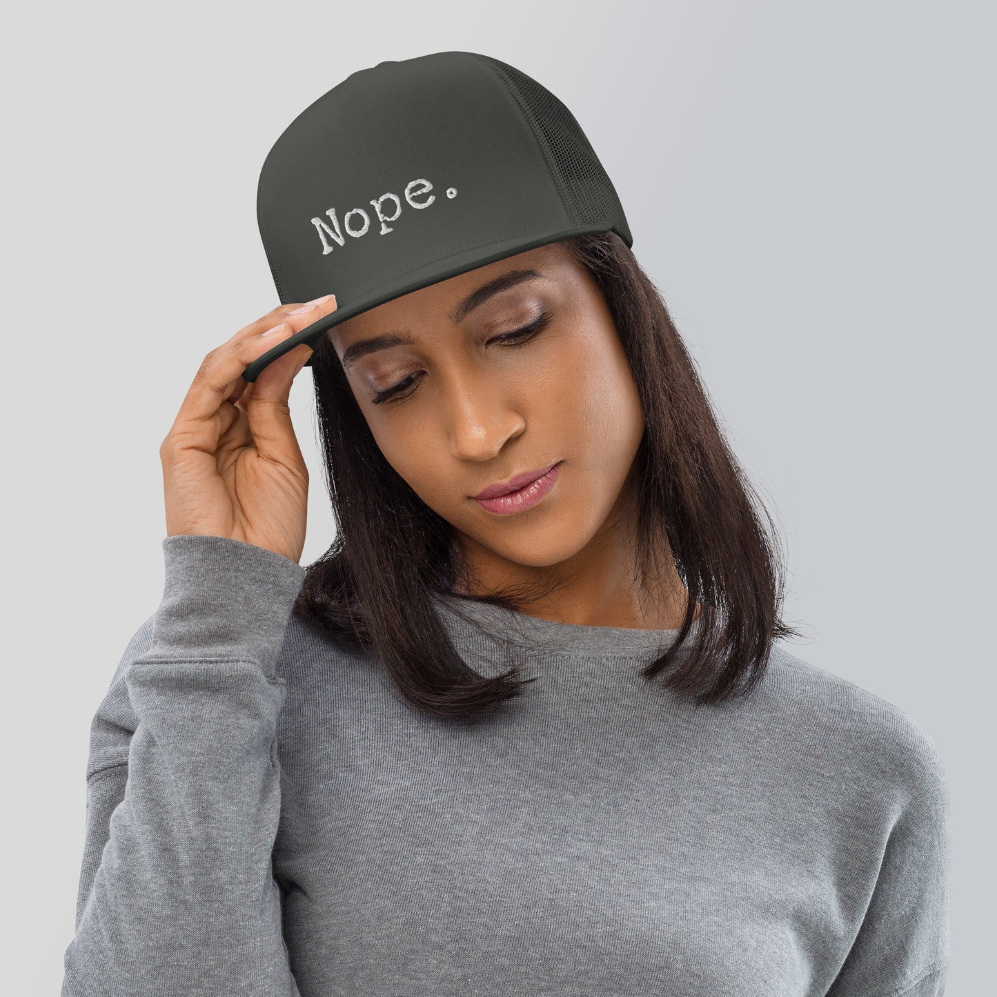 Nope Trucker Hat, Trucker Hat Nope, Trucker Hat Sassy, Trucker Hat Moody