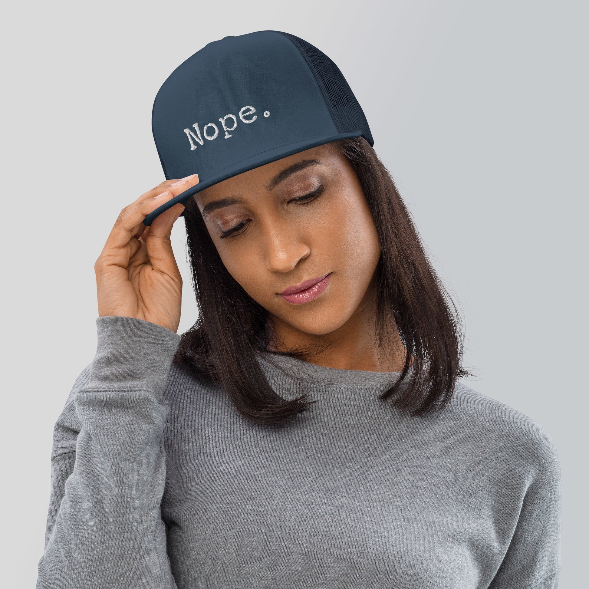 Nope Trucker Hat, Trucker Hat Nope, Trucker Hat Sassy, Trucker Hat Moody