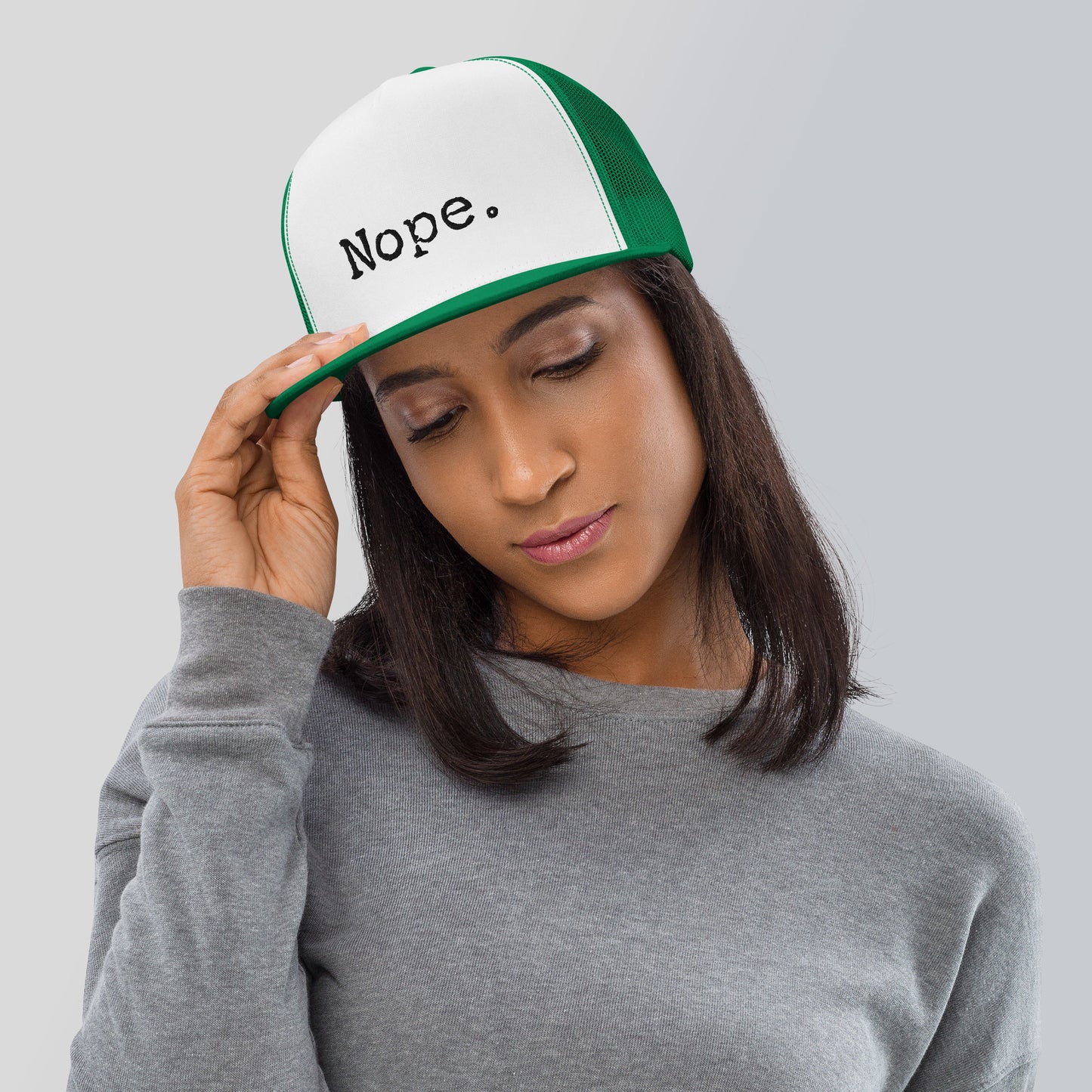 Nope Trucker Hat, Trucker Hat Nope, Trucker Hat Sassy, Trucker Hat Moody