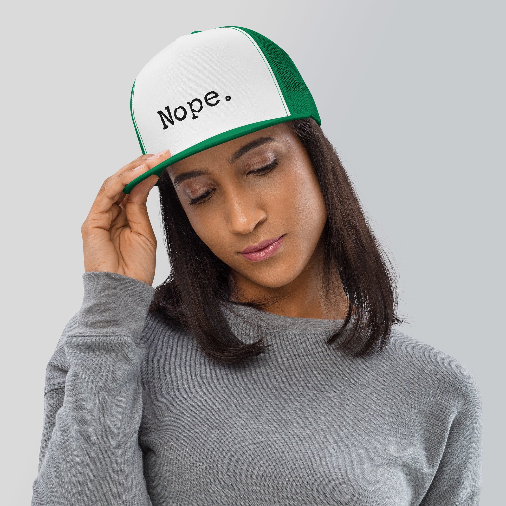 Nope Trucker Hat, Trucker Hat Nope, Trucker Hat Sassy, Trucker Hat Moody