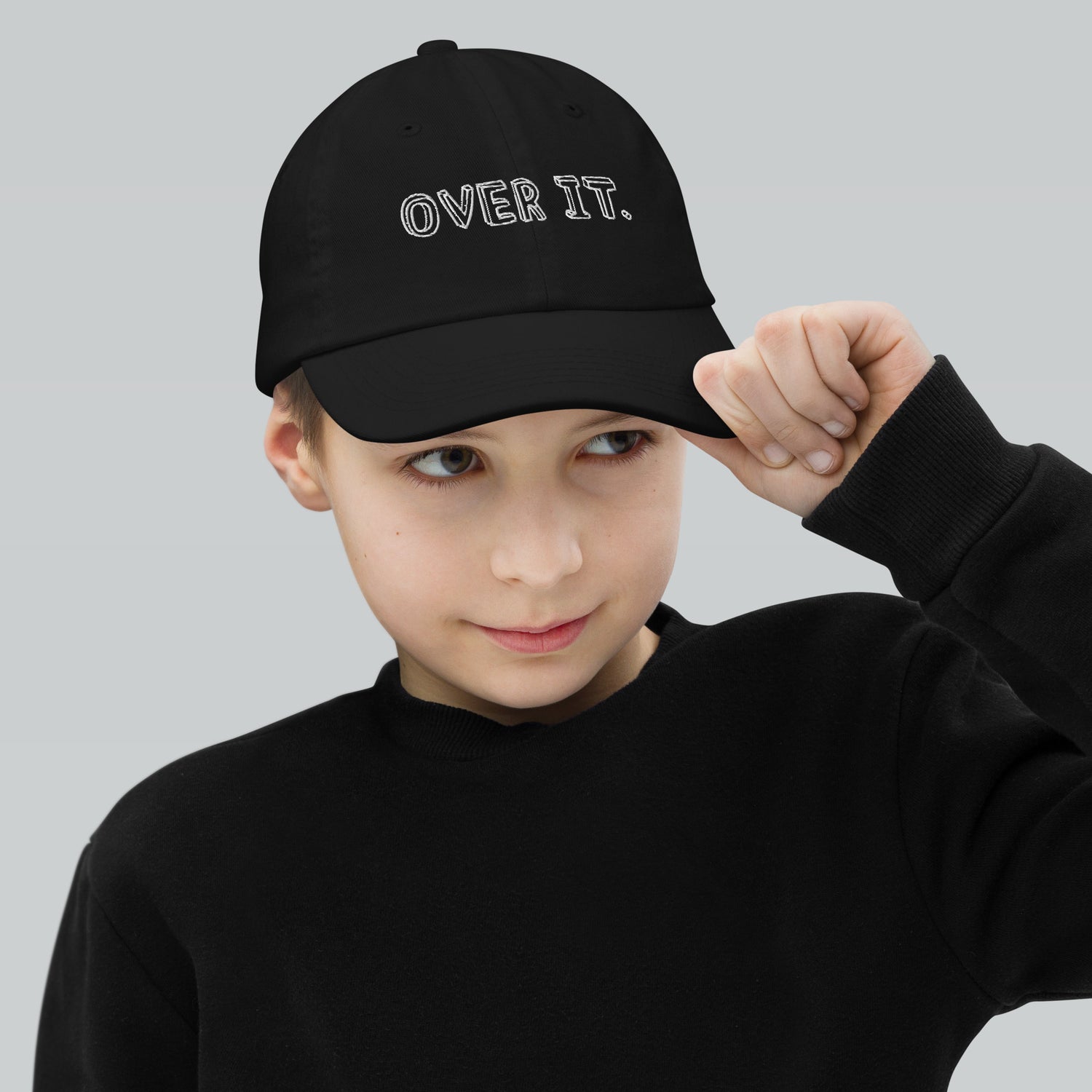 Unisex Youth Over-It Hat, Youth Over-It Baseball Hat