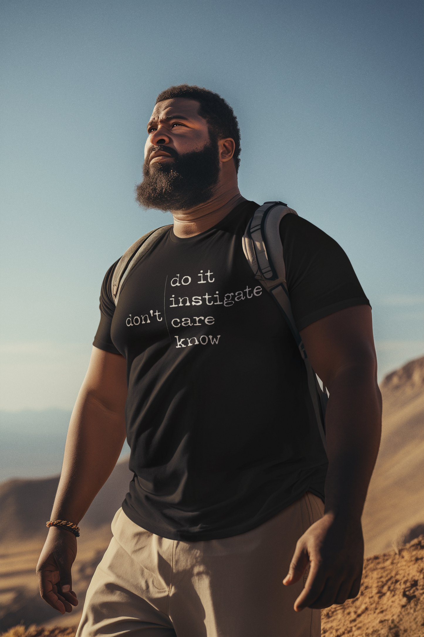 “don’t | Four Rules” Statement T-Shirt (Lowkey Mood)