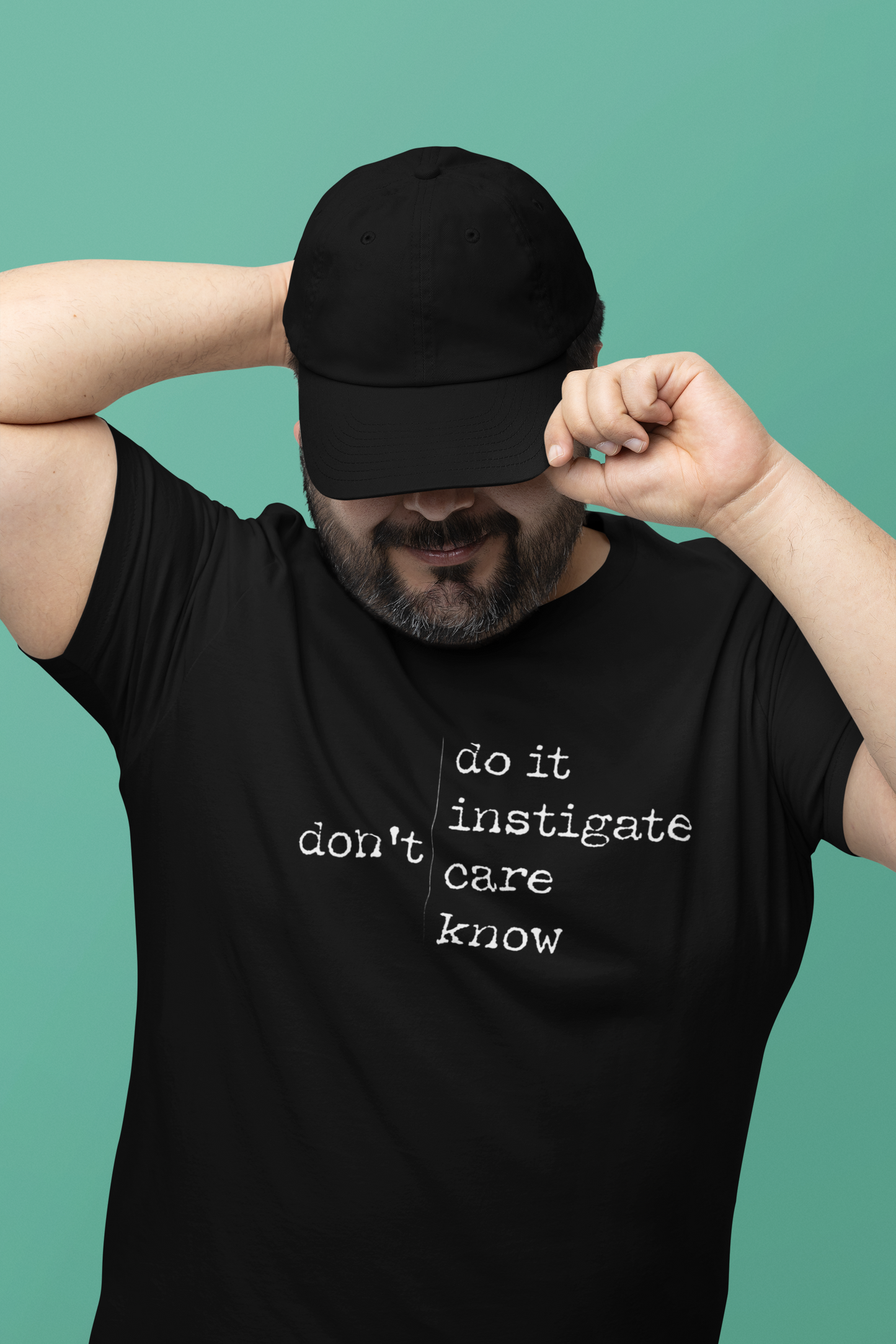 “don’t | Four Rules” Statement T-Shirt (Lowkey Mood)