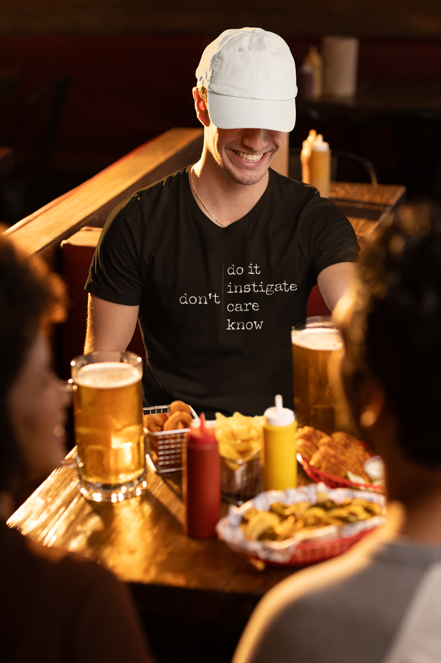 “don’t | Four Rules” Statement T-Shirt (Lowkey Mood)