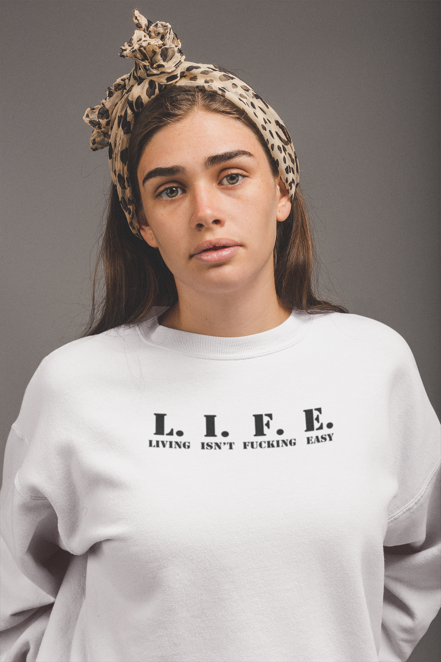 L.I.F.E. Hoodie – Living Isn’t F*cking Easy | Unfiltered Statement Sweatshirt