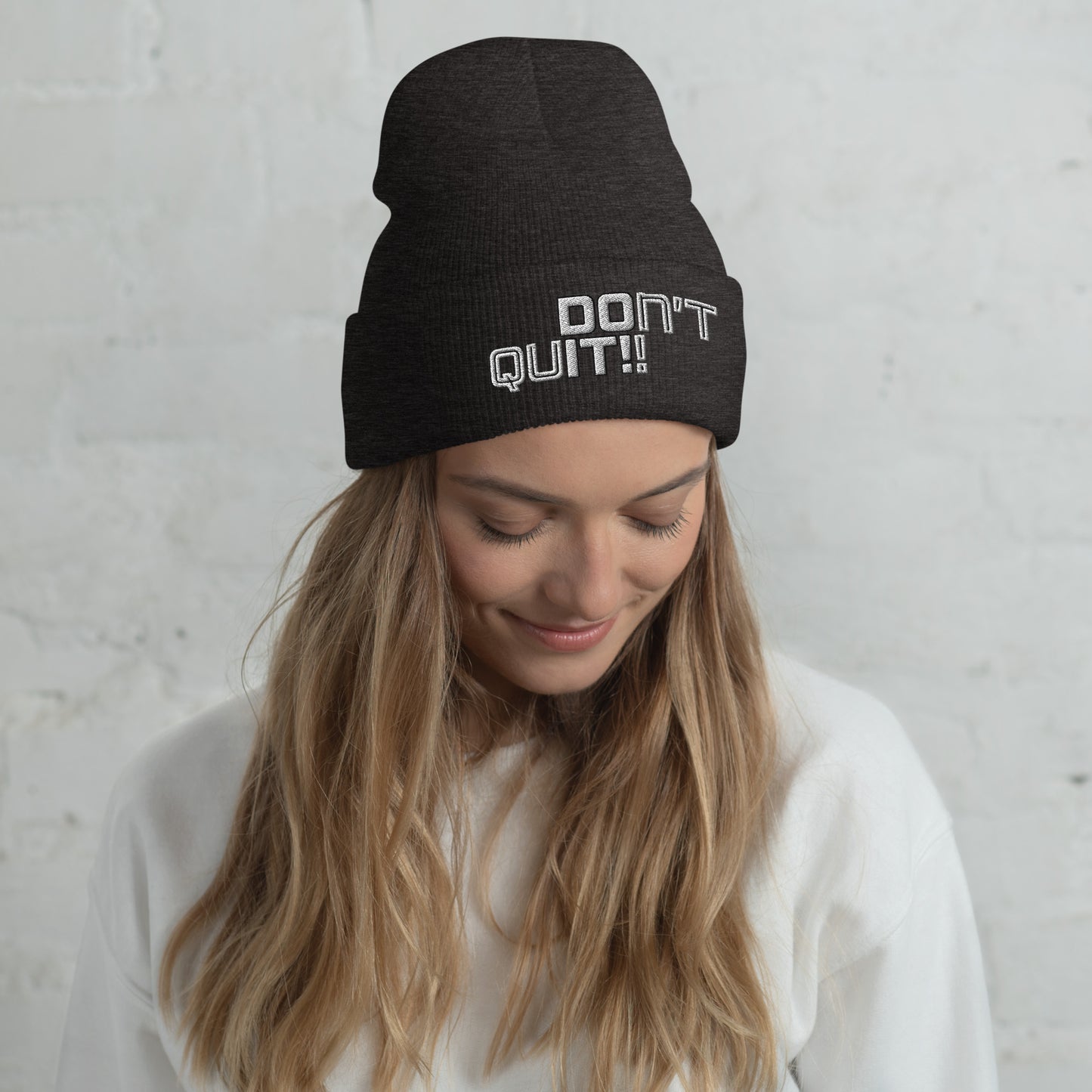 Don't Quit/Do It! Beanie