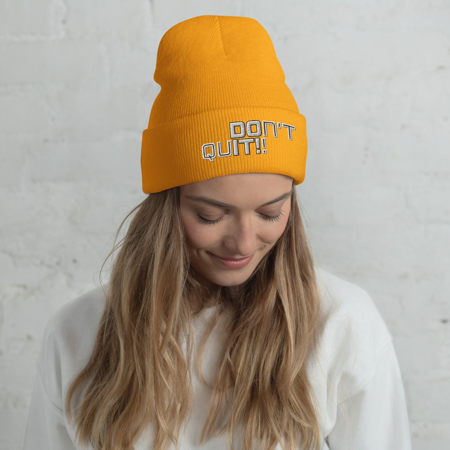 Don't Quit/Do It! Beanie