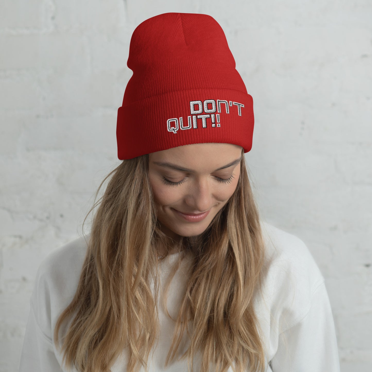 Don't Quit/Do It! Beanie