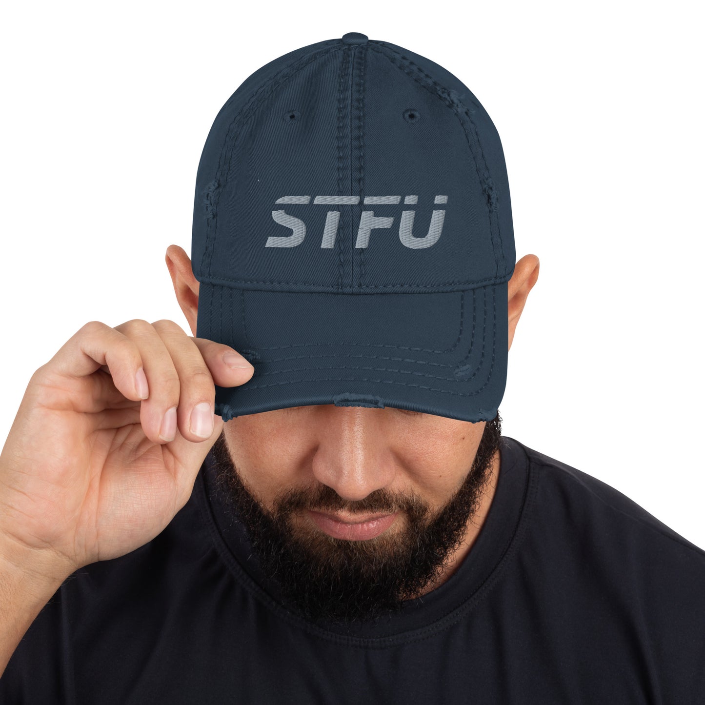 Shut The F--K Up - Distressed Dad Hat