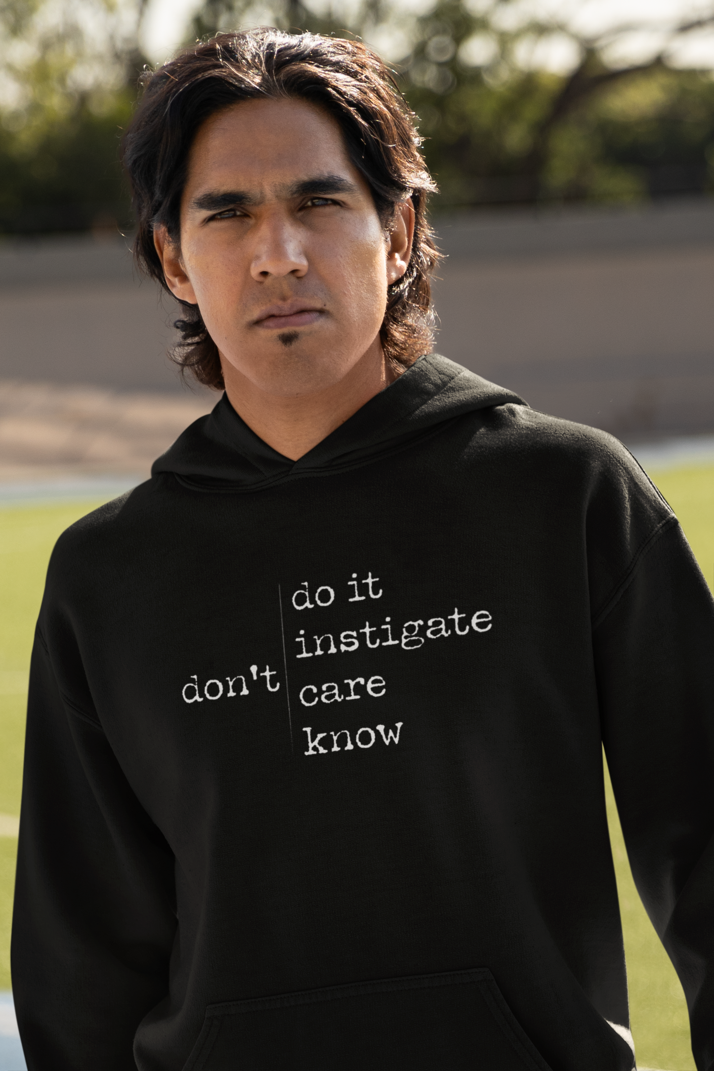 “don’t | Four Rules” Statement Hoodie (Lowkey Mood)