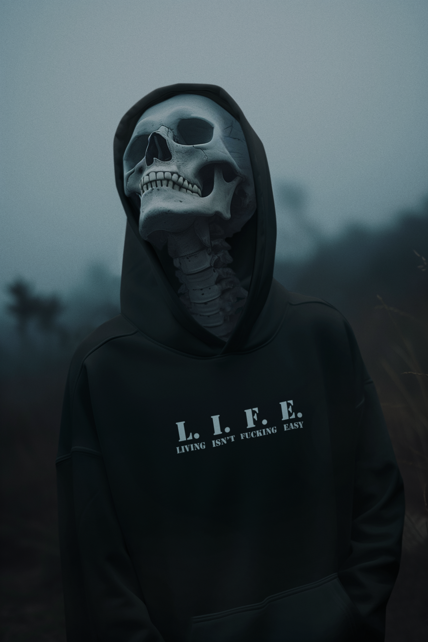 L.I.F.E. Hoodie – Living Isn’t F*cking Easy | Unfiltered Statement Sweatshirt