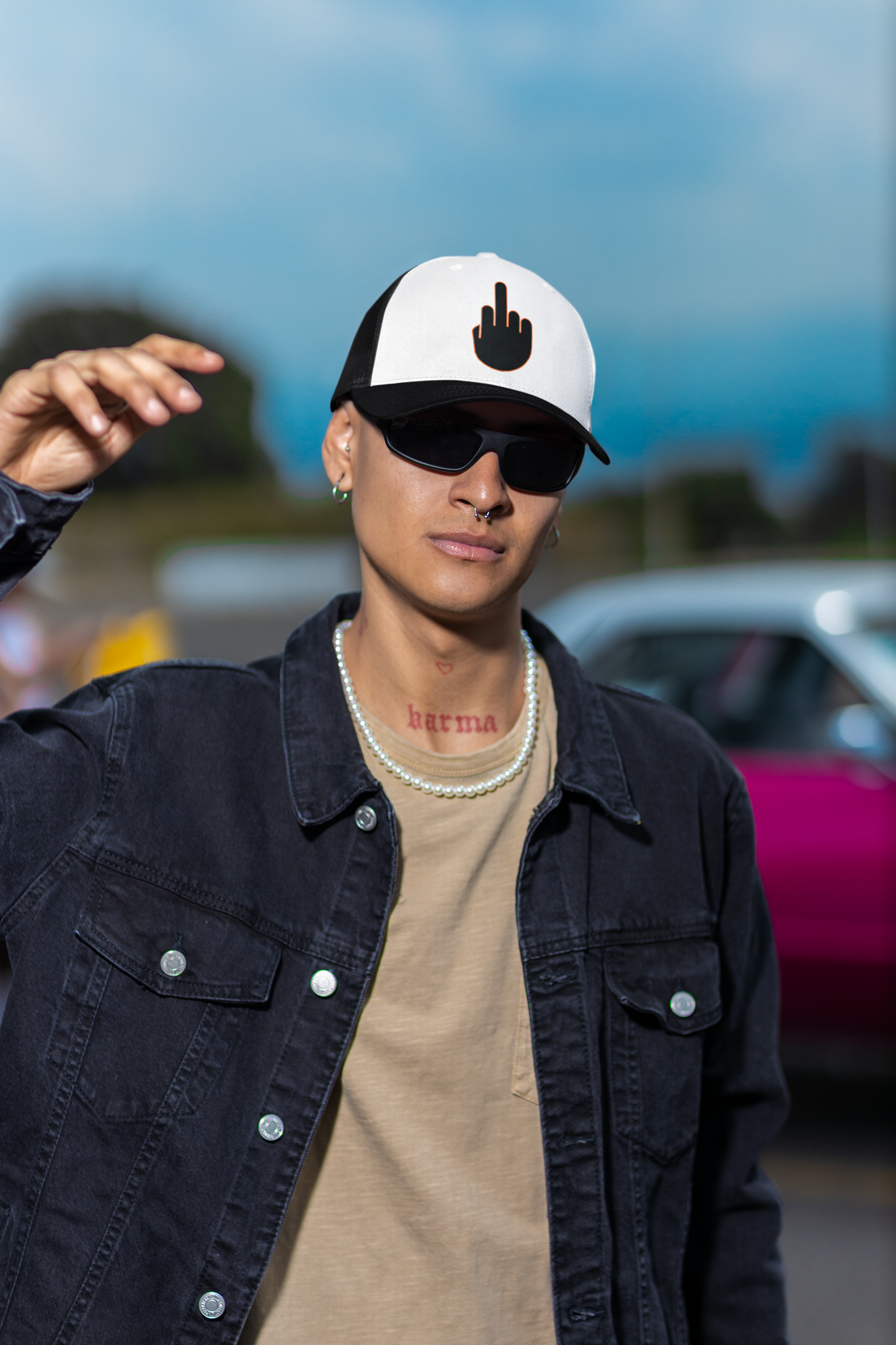 Flip-off Foam Trucker Hat