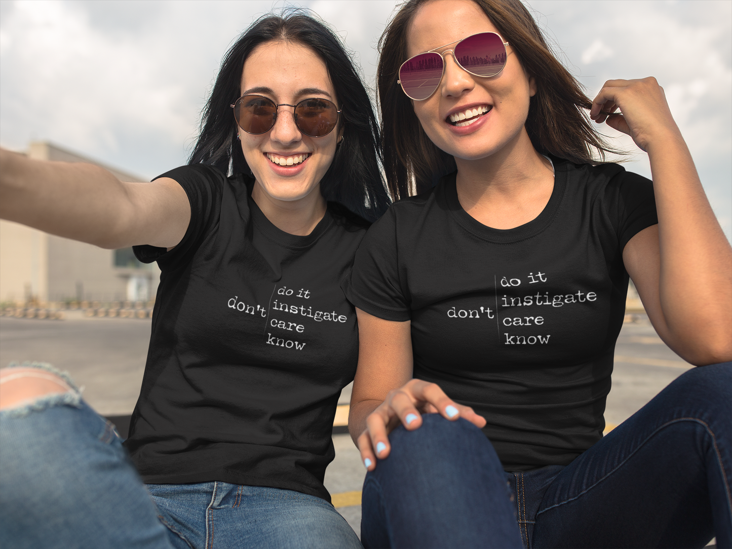 “don’t | Four Rules” Statement T-Shirt (Lowkey Mood)