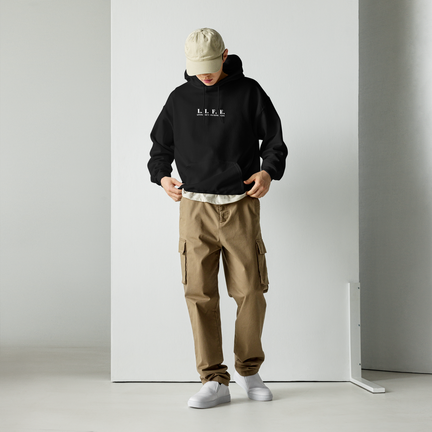 L.I.F.E. Hoodie or Sweatshirt - Living Isn't F*cking Easy