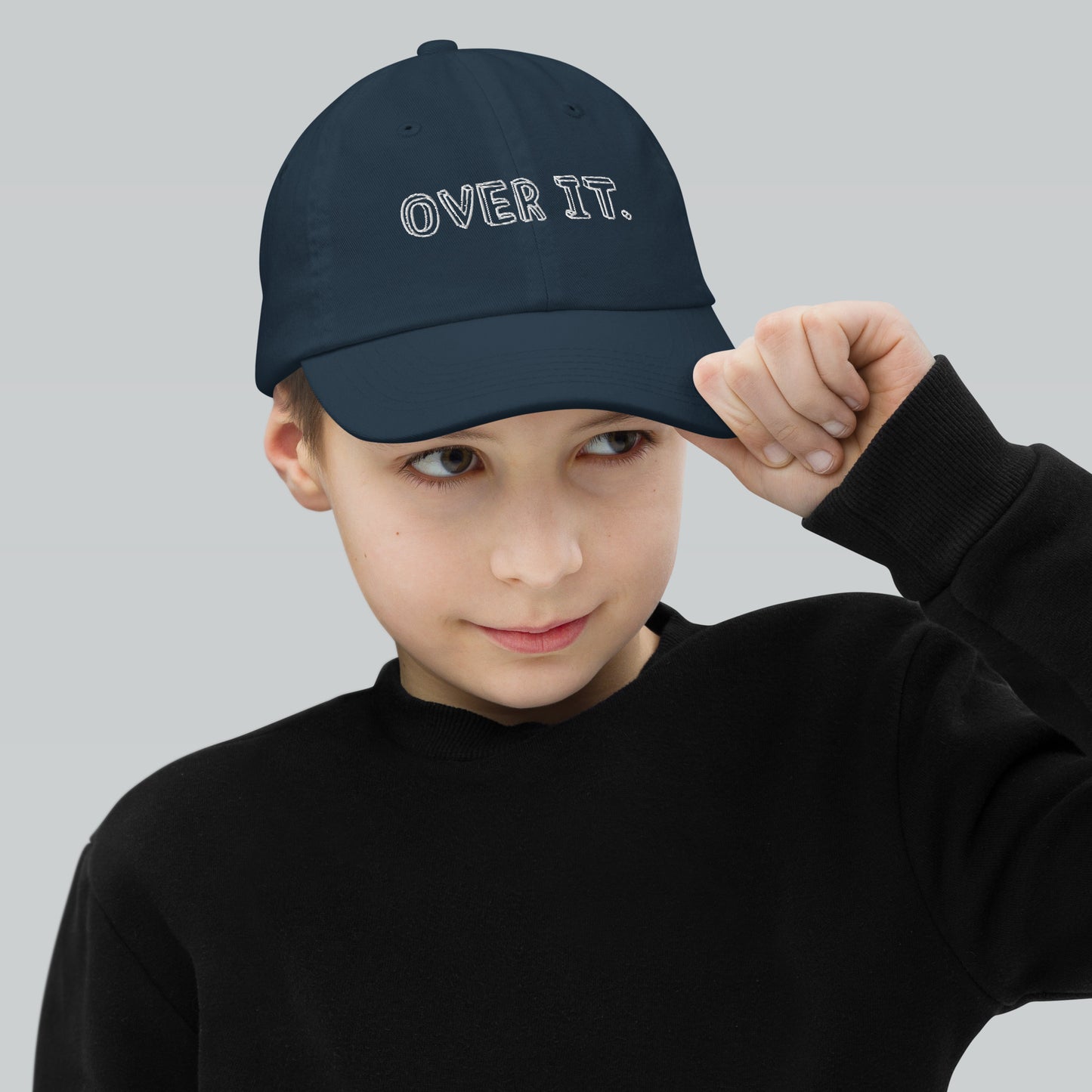 Over It Youth Baseball Hat