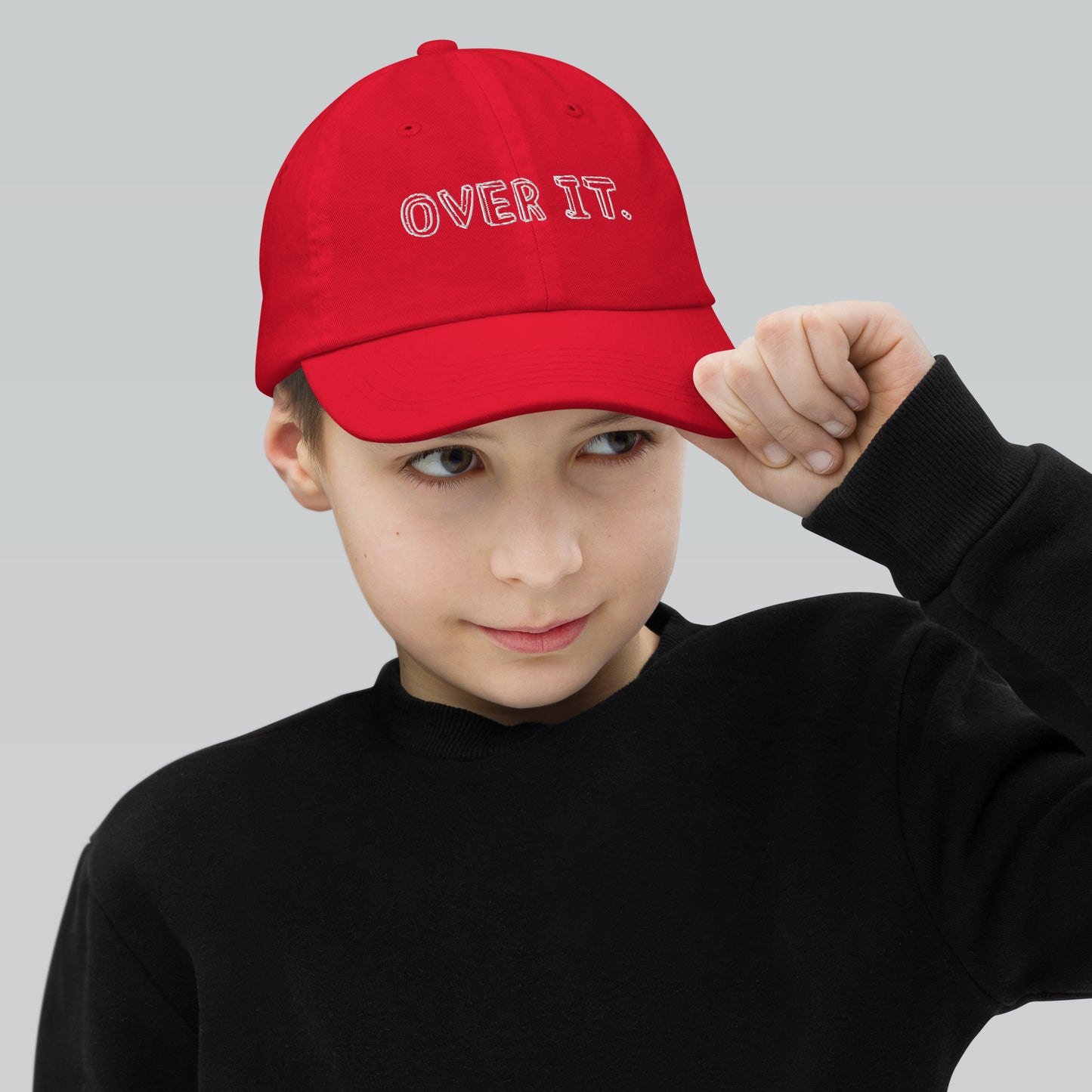 Over It Youth Baseball Hat